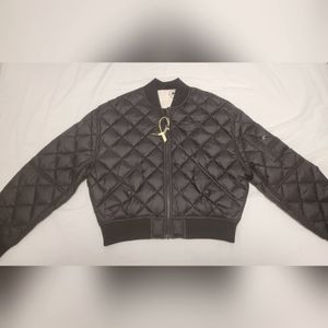 MOOSE KNUCKLES Bomber Jacket NWT Black